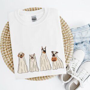 Dog Halloween T-Shirt, Spooky Season Fall Graphic Tee for Dog Lovers 26